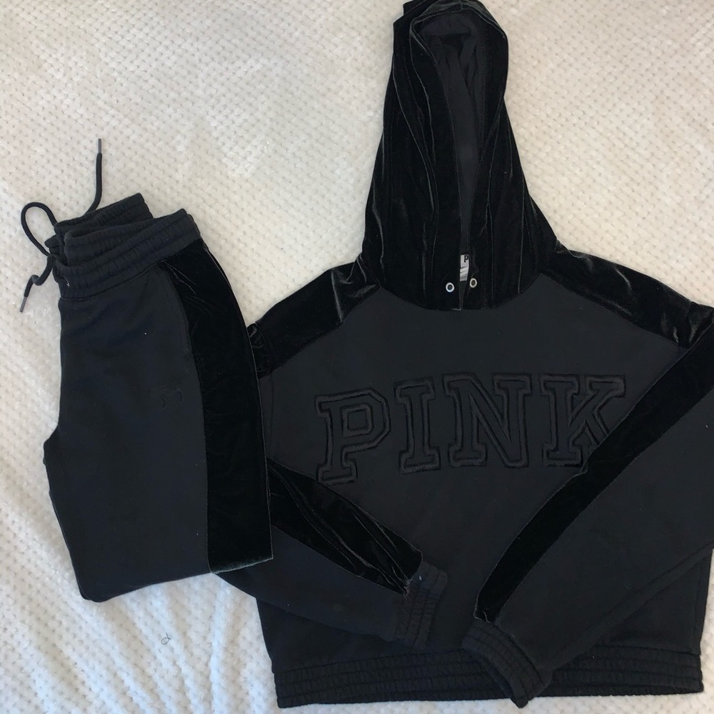 Pink Victoria Secret - Tracksuit Sweatsuit - Small